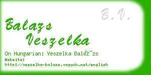 balazs veszelka business card